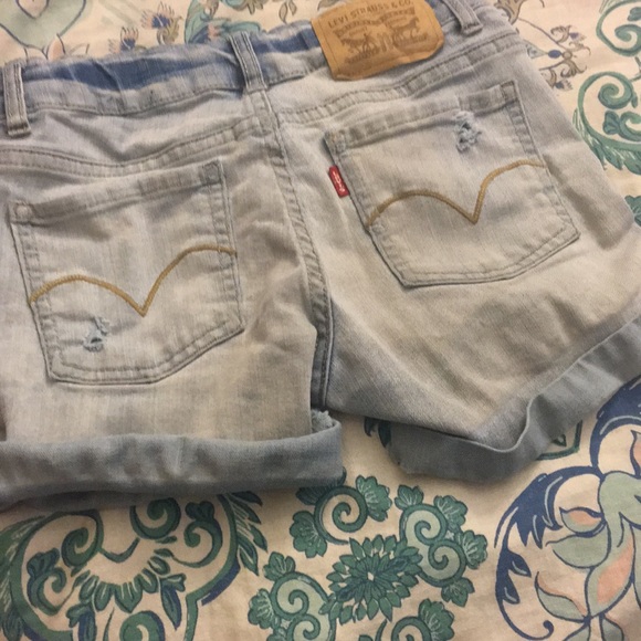 Kids Levi Jean Shorts - Picture 3 of 4